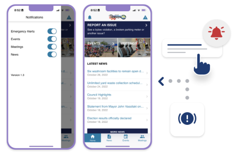 Community App Screenshot and Graphics