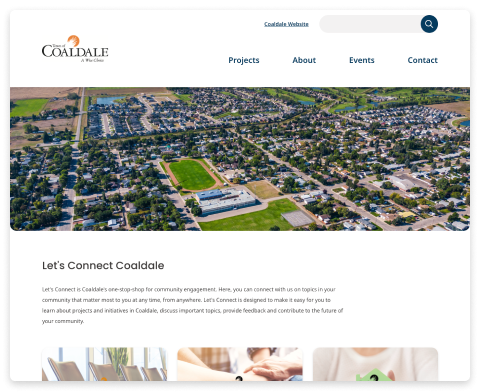 Coaldale Engagement Platform