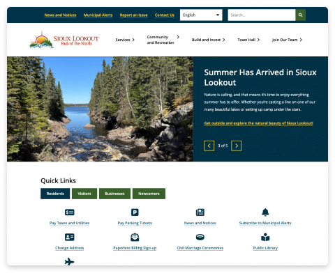 Sioux Lookout Homepage